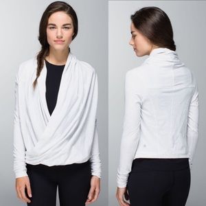 Lululemon Iconic Wrap Heathered White / Light Gray (First Release)